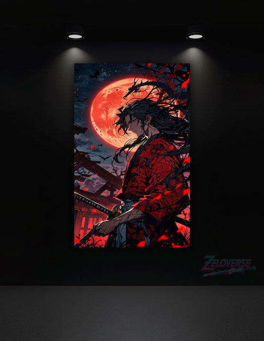 Itachi: Blood Moon Silence – HD Metal Poster(38)