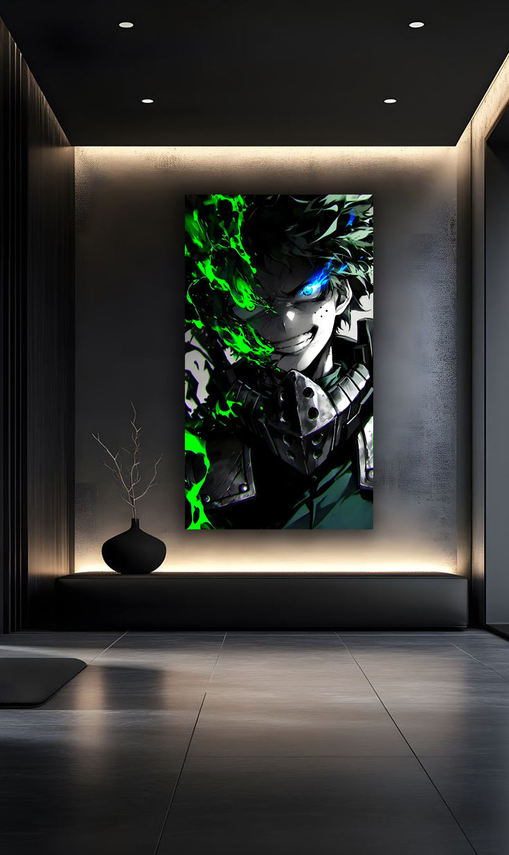 Izuku Midoriya: Power Surged – Anime Metal Poster(60)