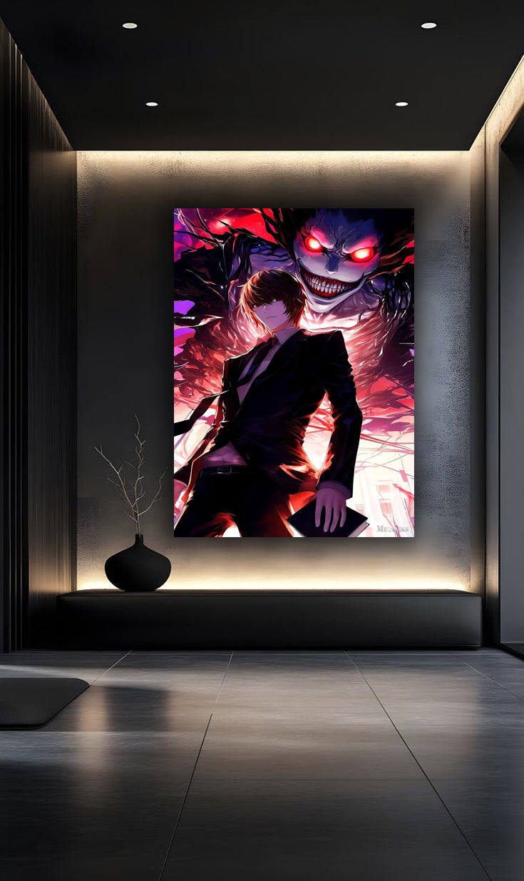 Light Yagami: Shadow of Ryuk – Metallic Wall Poster(16)