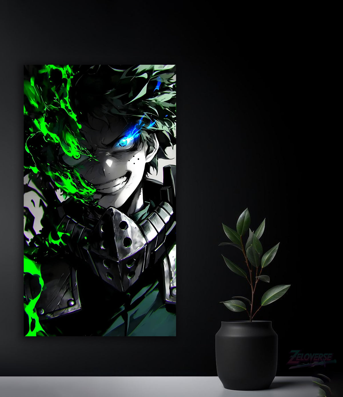 Izuku Midoriya: Power Surged – Anime Metal Poster(60)