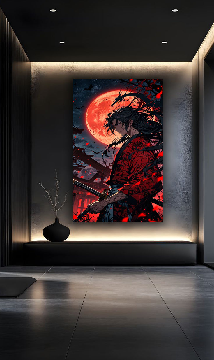 Itachi: Blood Moon Silence – HD Metal Poster(38)