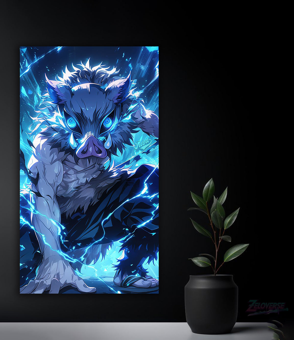Inosuke: Wild Voltage – Premium Metal Poster(24)