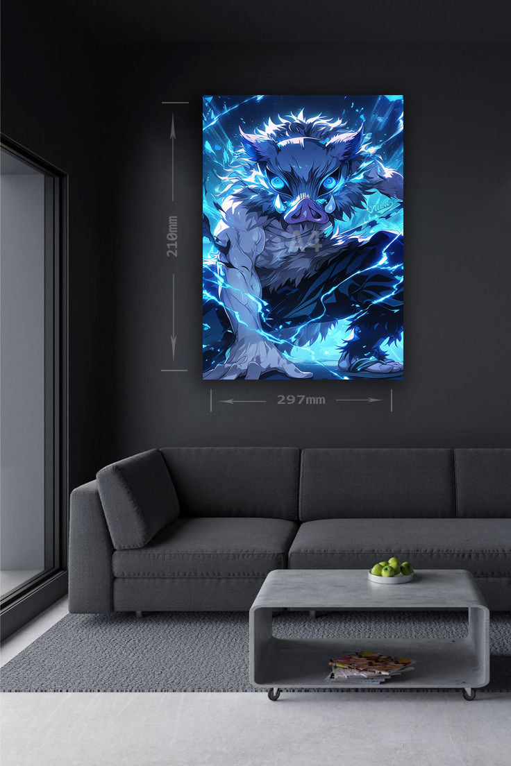 Inosuke: Wild Voltage – Premium Metal Poster(24)