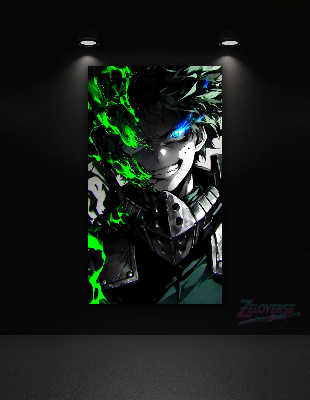 Izuku Midoriya: Power Surged – Anime Metal Poster(60)