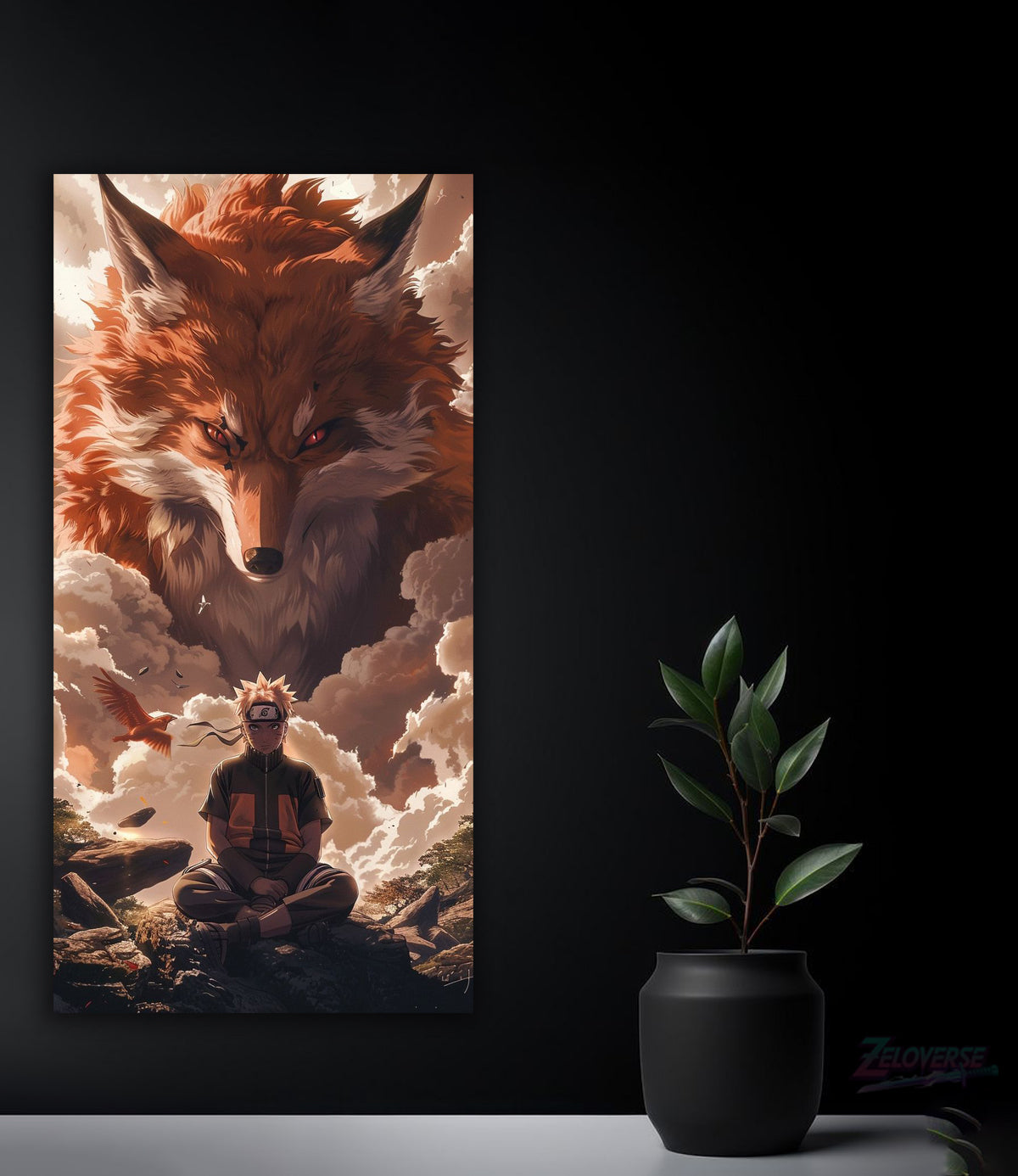 Naruto: Spirit of the Nine – HD Metal Poster(113)