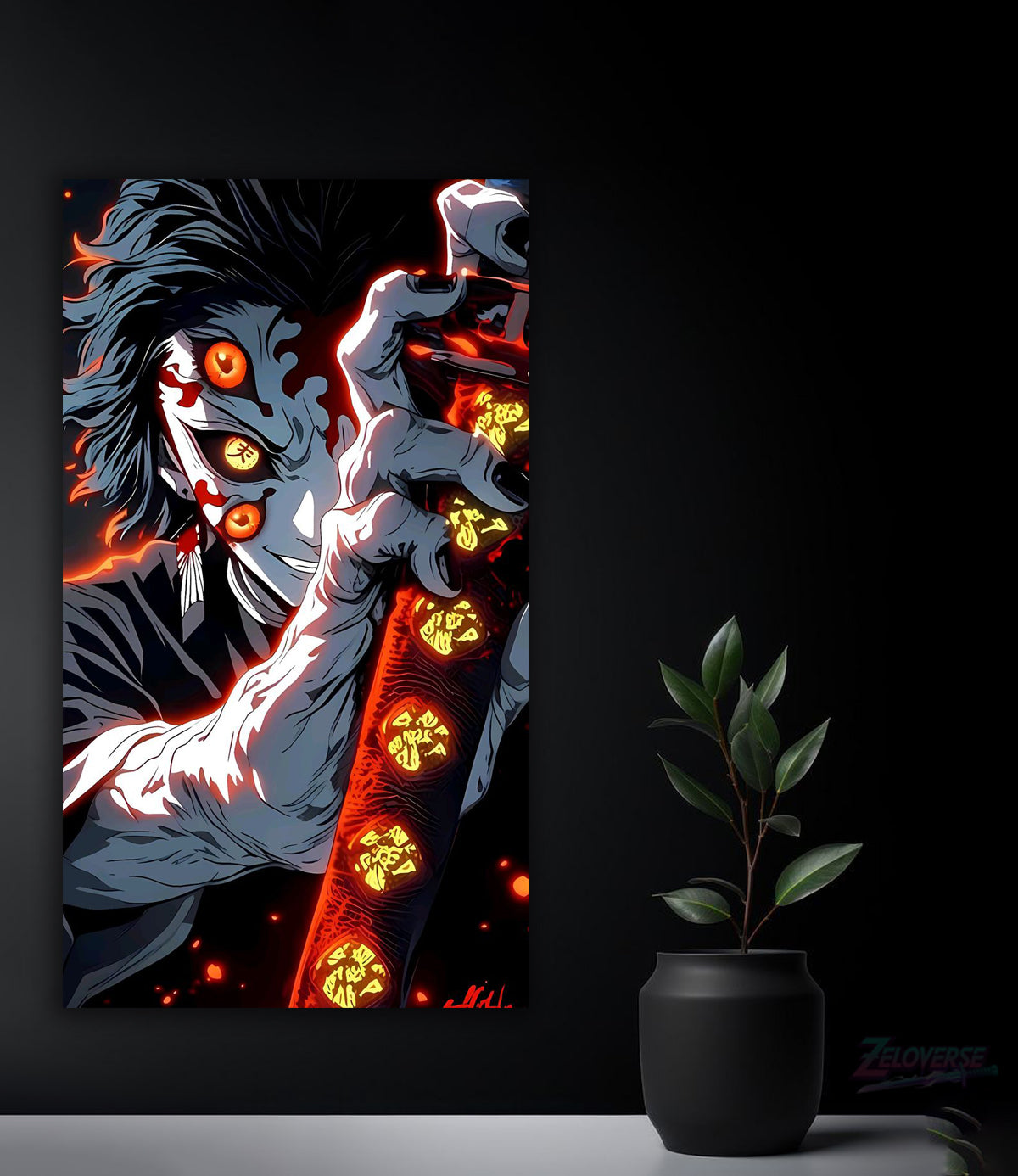 Muichiro: Demon Awakened – HD Metal Poster(15)
