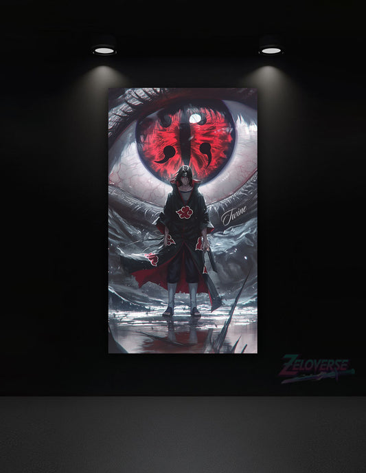 Itachi Uchiha: The Eternal Eye – HD Metal Poster(37)