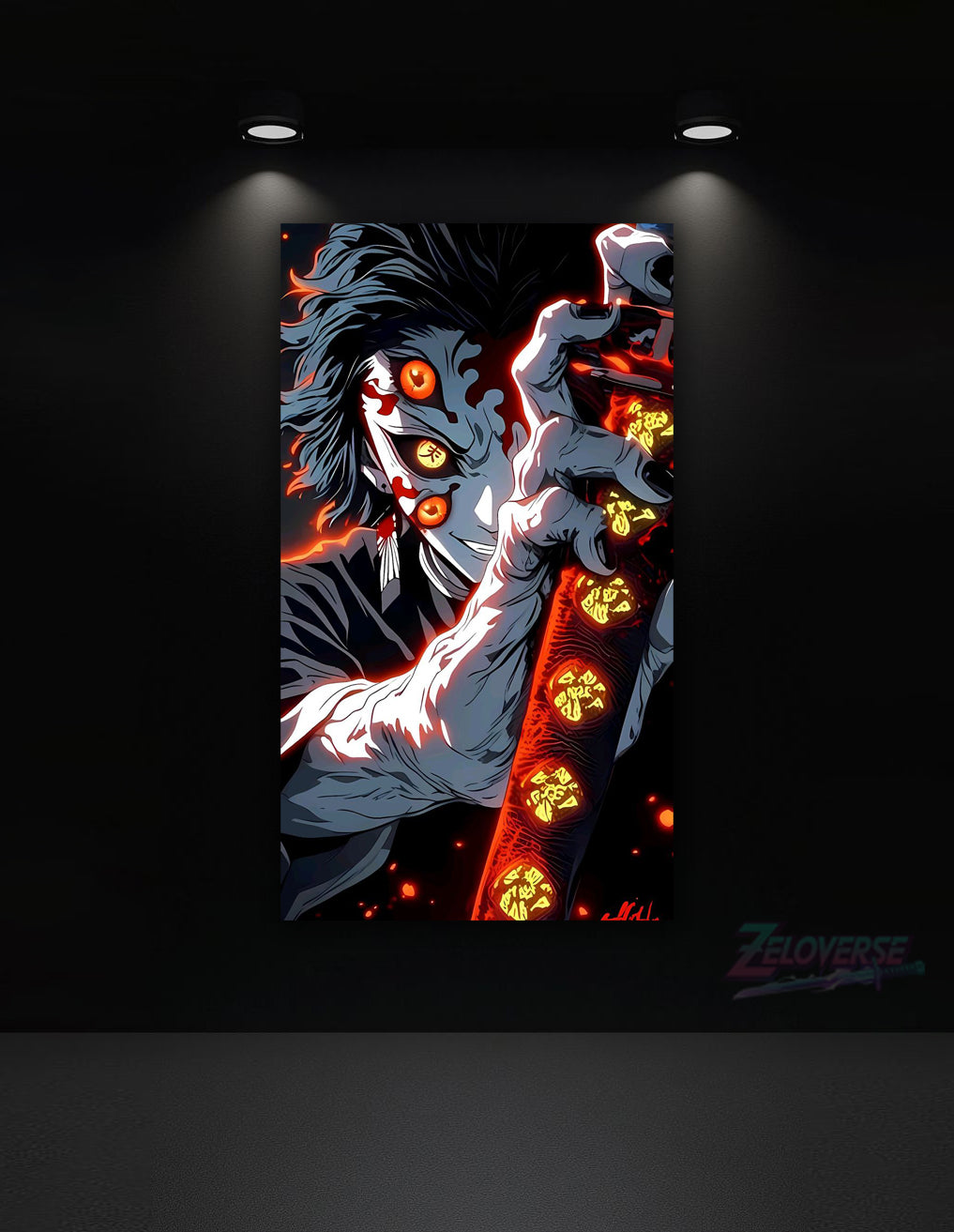 Muichiro: Demon Awakened – HD Metal Poster(15)