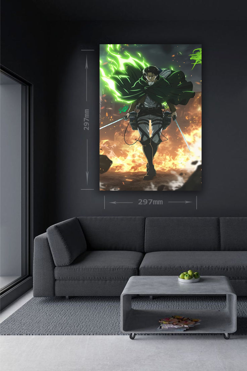 Ichigo Kurosaki – Hollow Within - HD Metal Poster(8)