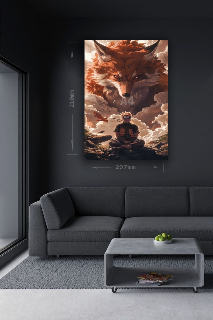 Naruto: Spirit of the Nine – HD Metal Poster(113)