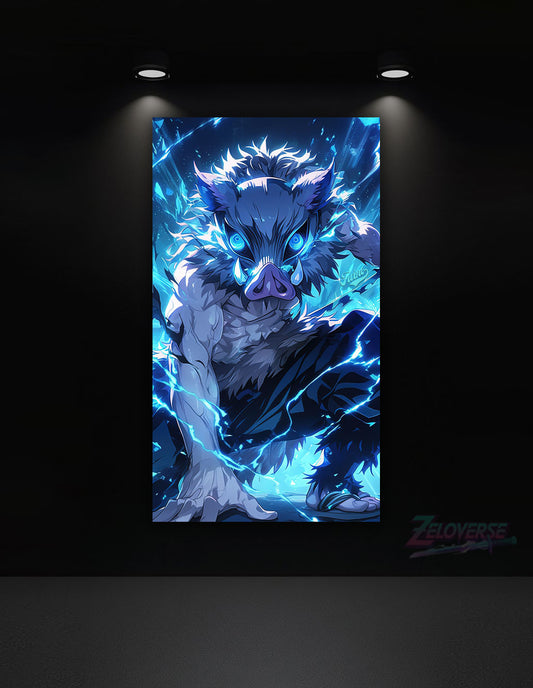 Inosuke: Wild Voltage – Premium Metal Poster(24)
