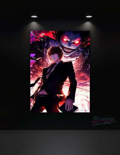 Light Yagami: Shadow of Ryuk – Metallic Wall Poster(16)