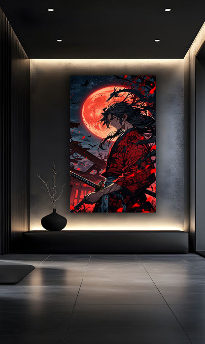 Itachi: Blood Moon Silence – HD Metal Poster(38)
