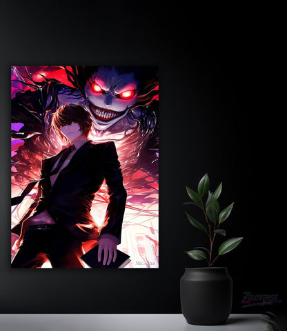 Light Yagami: Shadow of Ryuk – Metallic Wall Poster(16)