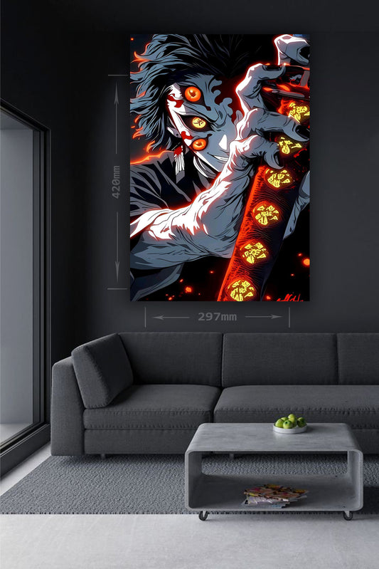 Muichiro: Demon Awakened – HD Metal Poster(15)