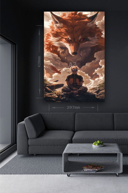 Naruto: Spirit of the Nine – HD Metal Poster(113)