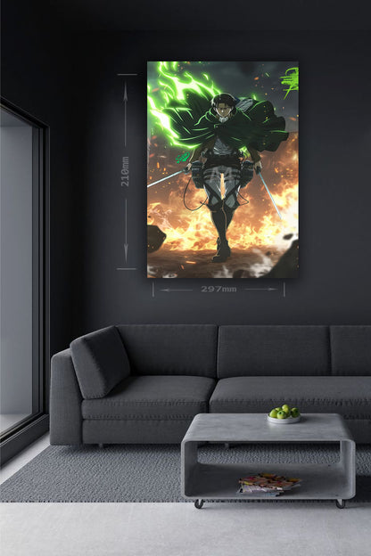 Ichigo Kurosaki – Hollow Within - HD Metal Poster(8)